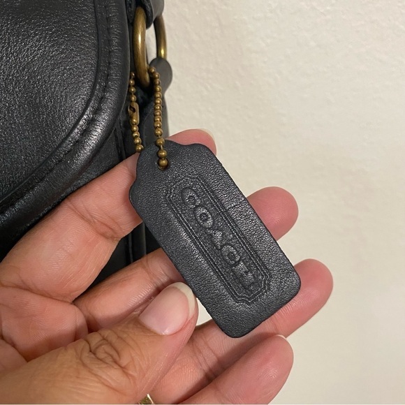 Coach Bag Black Vintage Devon Shoulder Bag- Restored - Picture 13 of 17